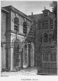 Salters Hall, City of London, 1811.Artist: W Angus