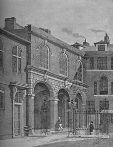 Salters Hall, City of London, 1822 (1911). Artist: Thomas Hosmer Shepherd
