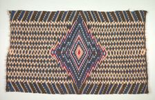 Saltillo Style Blanket/Sarape, c. 1860-1875. Creator: Unknown