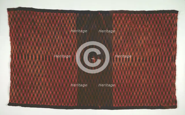 Saltillo Style Blanket/ Sarape, c. 1870. Creator: Unknown.