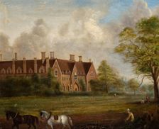 Saltley College, Birmingham, 1852. St Peter's College, Saltley. Creator: Unknown