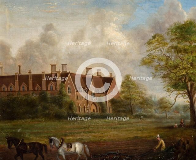 Saltley College, Birmingham, 1852. St Peter's College, Saltley. Creator: Unknown.