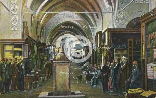 'Salut de Constantinople - Le Grand Bazar', c1900.  Artist: Unknown.