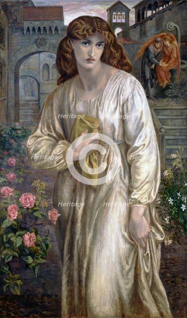 Salutation of Beatrice, 1880-1882. Artist: Rossetti, Dante Gabriel (1828-1882)