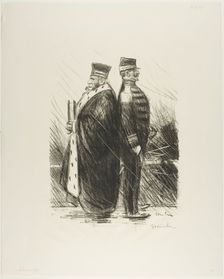 Salute them!, January 1899. Creator: Theophile Alexandre Steinlen