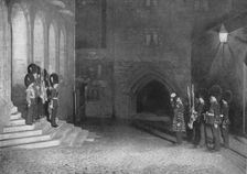 Saluting the King's keys at the Tower of London, c1903 (1903)