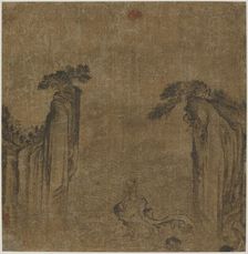 Saluting the sunrise over the sea, Ming dynasty, 1368-1644. Creator: Unknown
