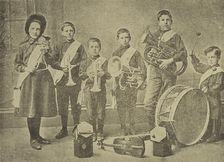 Salvation Army child musicians at Kennington Lane Barracks, London, 1896. Creator: Unknown