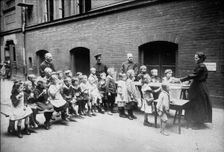 Salvation Army feeding Berlin children, between c1915 and c1920. Creator: Bain News Service