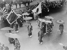 Salvation Army, London - Japs [i.e., Japanese] in parade, 1914. Creator: Bain News Service