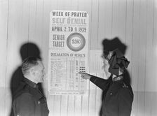 Salvation Army, San Francisco, California, 1939. Creator: Dorothea Lange