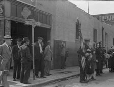 Salvation Army, San Francisco, California, 1939. Creator: Dorothea Lange
