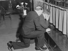 Salvation Army, San Francisco, California, 1939. Creator: Dorothea Lange