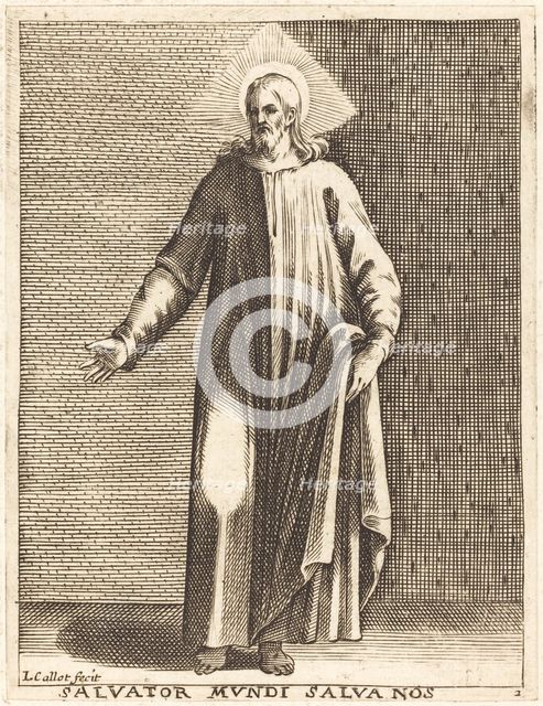 Salvator Mundi, 1608/1611. Creator: Jacques Callot.