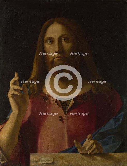 Salvator Mundi, ca 1510-1520. Artist: Diana, Benedetto (1460-1525)