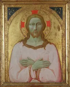 Salvator Mundi (Saviour of the World), 1442-1443. Creator: Sano di Pietro (1406-1481)