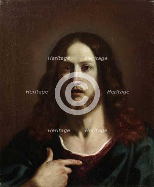 Salvator Mundi (Saviour of the World), c. 1655-1665. Creator: Guercino (1591-1666).