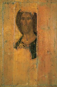 Salvator Mundi (Saviour of the World), c1410. Creator: Rublev, Andrei (1360/70-1430)