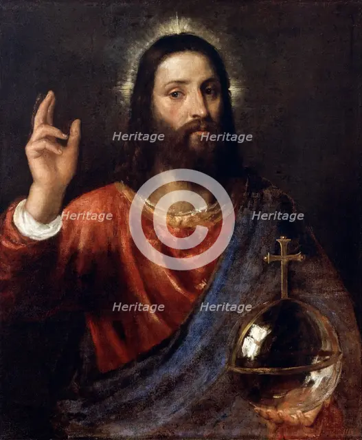 'Salvator Mundi (Saviour of the World)', c1570.  Artist: Titian