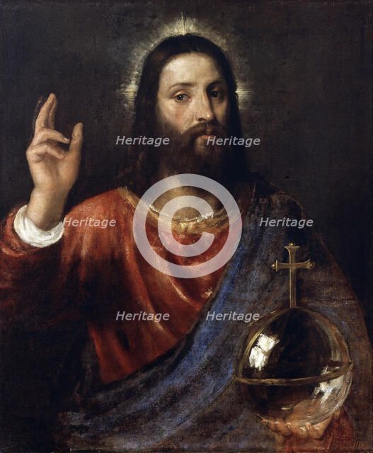 'Salvator Mundi (Saviour of the World)', c1570.  Artist: Titian