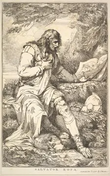 Salvator Rosa (from Fifteen Etchings Dedicated to Sir Joshua Reynolds), December 8, 1778. Creator: John Hamilton Mortimer