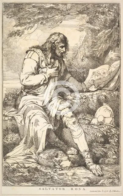 Salvator Rosa (from Fifteen Etchings Dedicated to Sir Joshua Reynolds), December 8, 1778. Creator: John Hamilton Mortimer.