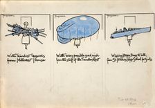 Salvage World War II poster - ... women carrying rifles, a balloon and a warship, c1939 and 1946. Creators: Central Office of Information, Cyril Kenneth Bird