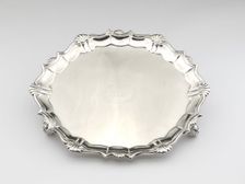 Salver, 1748/53. Creator: Elias Boudinot