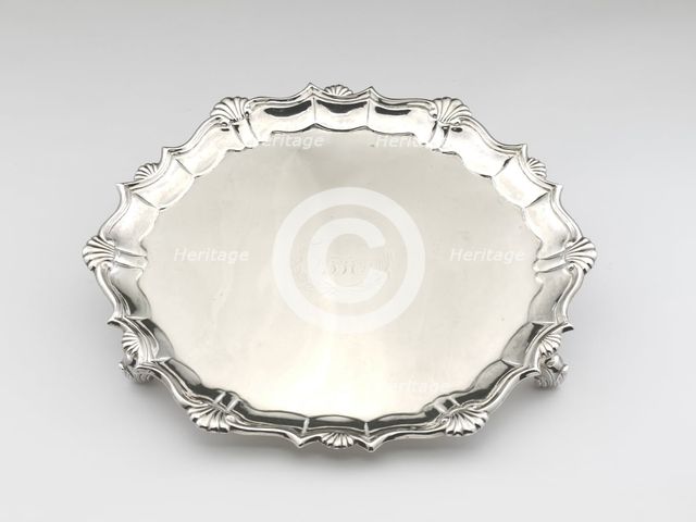 Salver, 1748/53. Creator: Elias Boudinot.
