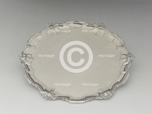 Salver, 1755/65. Creator: Unknown.