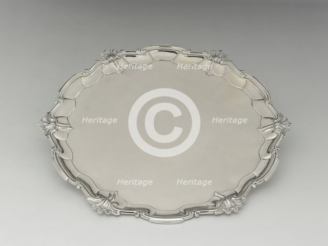 Salver, 1755/65. Creator: Unknown.