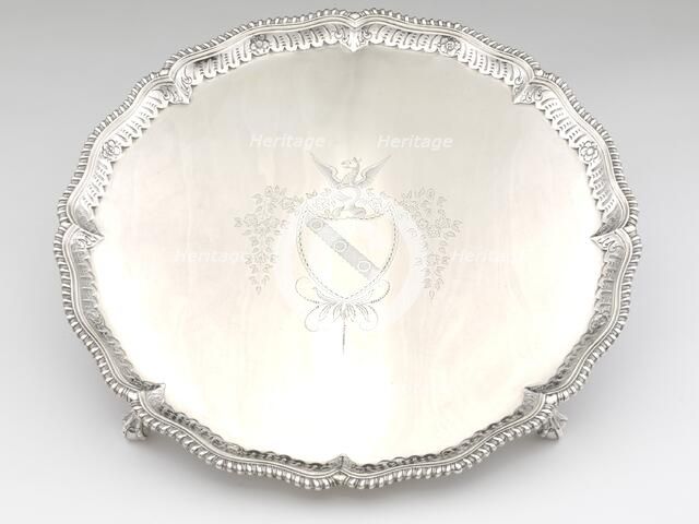 Salver, 1766/80. Creator: William Grigg.