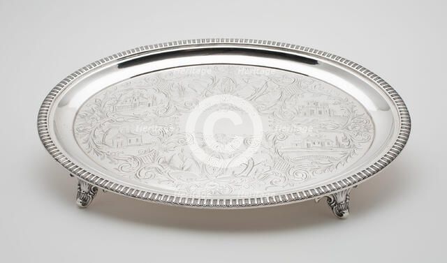 Salver, 1852. Creator: William Gale & Son.