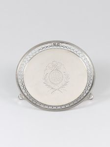 Salver, c. 1788/90. Creators: Joseph Richardson, Nathaniel Richardson