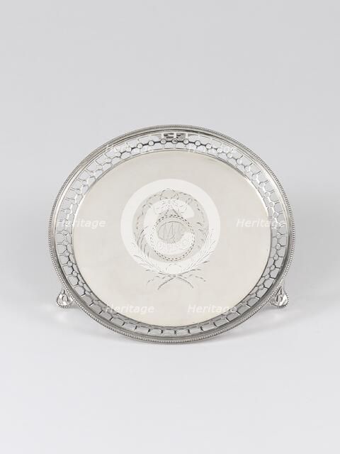 Salver, c. 1788/90. Creators: Joseph Richardson, Nathaniel Richardson.