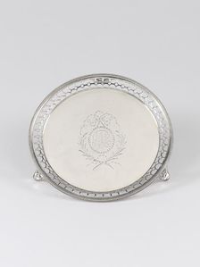 Salver, c. 1788/90. Creators: Joseph Richardson, Nathaniel Richardson