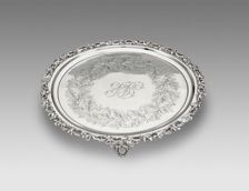 Salver, c. 1850. Creator: Haddock, Lincoln & Foss