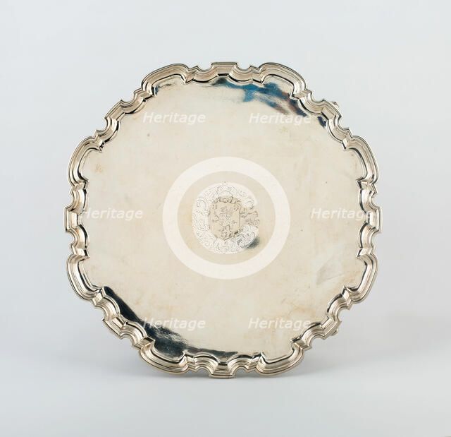 Salver, London, 1726/27. Creator: John Tuite.