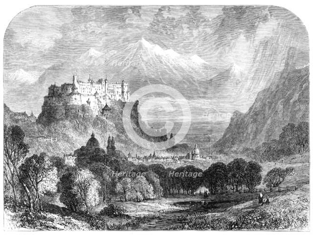 Salzburg, the place of meeting of the Emperor of Austria and the King of Prussia, 1865. Creator: Unknown.