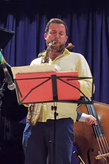 Sam Mayne, Watermill Jazz Club, Dorking, Surrey, 2015. Artist: Brian O'Connor