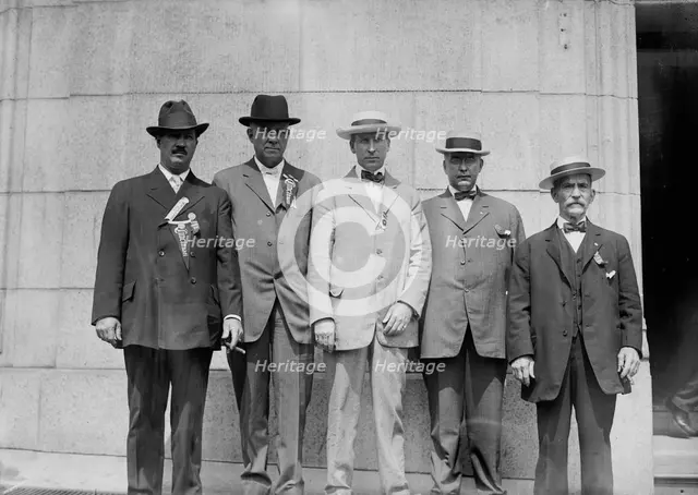 Sam B. Boyd (Knoxville), H.C. Bunker (Cin'ti), Geo. Olvanny (Dep. Com'y..., between c1910-c1915. Creator: Bain News Service.