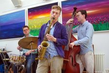 Sam Braysher Quartet, Clocktower Cafe Jazz Club, Croydon, London, March 2025. Creator: Brian O'Connor