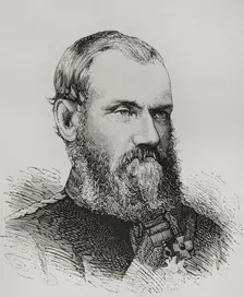 Sam Browne, (Sir Samuel James Browne) (1824-1901), British Indian Army cavalry officer, 1878. Creator: Unknown