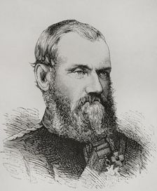 Sam Browne, (Sir Samuel James Browne) (1824-1901), British Indian Army cavalry officer, 1878. Creator: Unknown