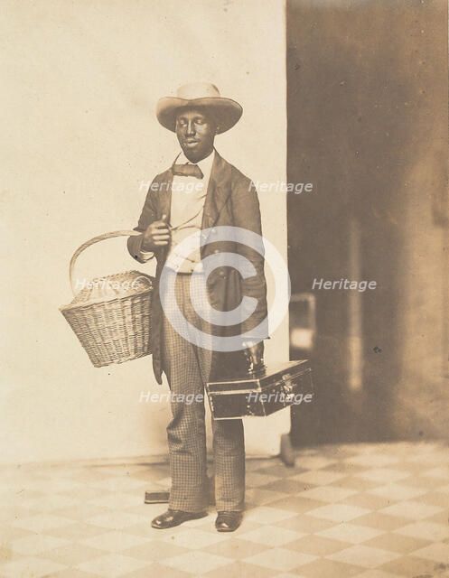 Sam (Campus Vendor, from a Yale Class Abum), ca. 1858. Creator: George K. Warren.