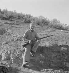 Sam Cates from Oklahoma, now establishing...farm up Cow Hollow..., Malheur County, Oregon, 1939. Creator: Dorothea Lange