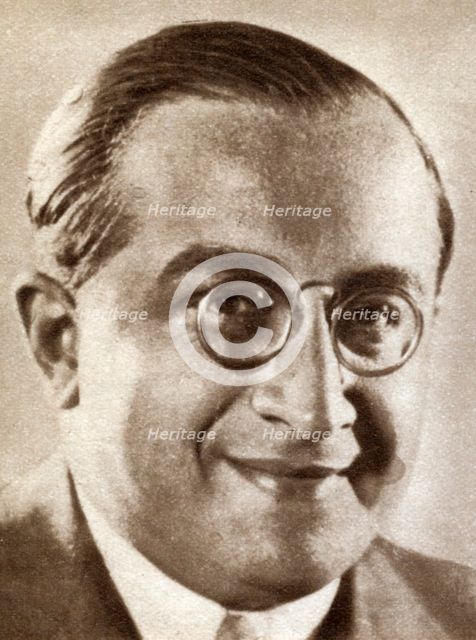 Sam Eckman Jr, head of the MGM organisation in Great Britain, 1933. Artist: Unknown