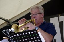 Sam Gould, Hexagonal, Battle Jazz Weekend, Battle, East Sussex, 24 July 2022. Creator: Brian O'Connor