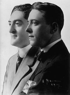 Sam H. Harris, Left, with George M. Cohan, 1917. Creator: Unknown