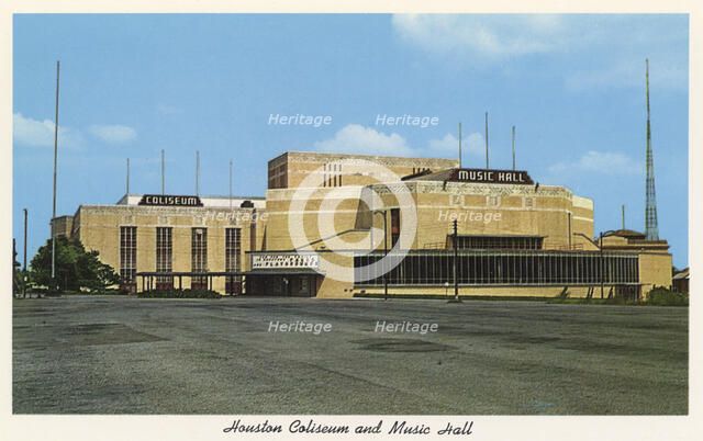 Sam Houston Coliseum and Music Hall, Houston, Texas, USA, 1959. Artist: Unknown